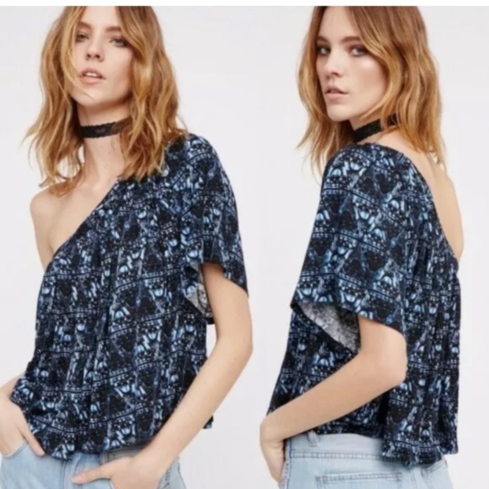 Free People Ocean Avenue One Shoulder Top